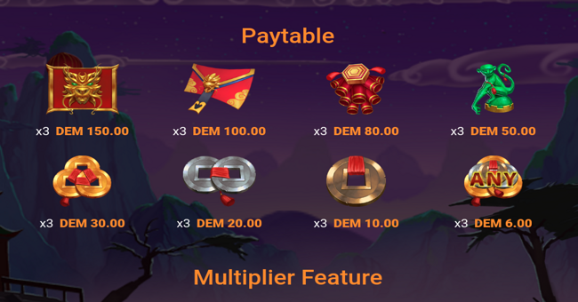 era of jinlong paytable paytable