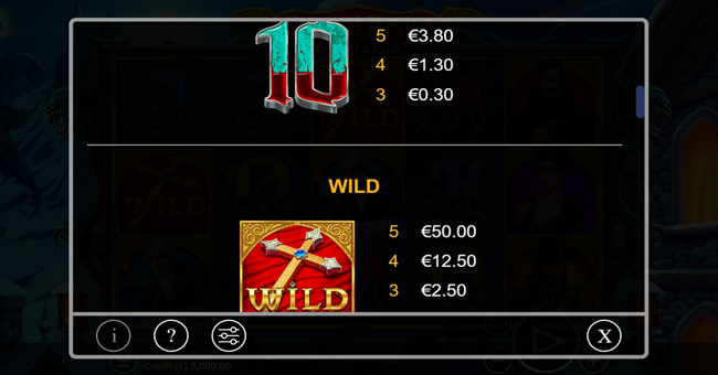 eternal desire one of a kind paytable 3 paytable