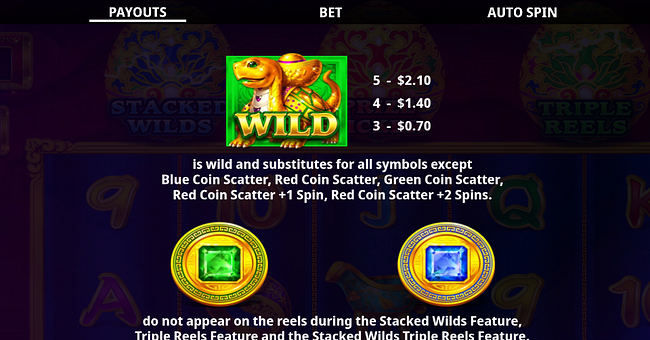 everlasting turtle paytable 1 paytable