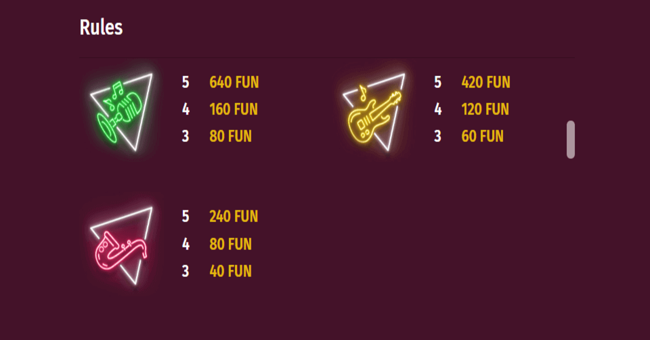 face control paytable2 paytable