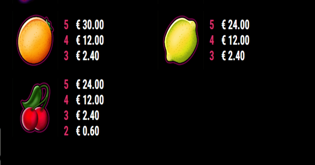 fancy fruits crazy chicken shooter paytable2 paytable