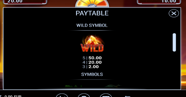 fiery slots cash mesh 2 paytable paytable