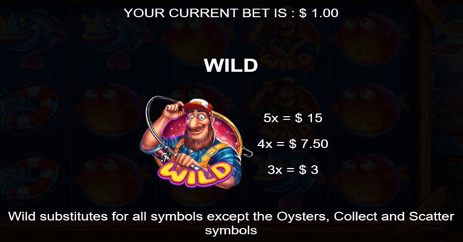 fishermans bounty deluxe paytable 1 paytable