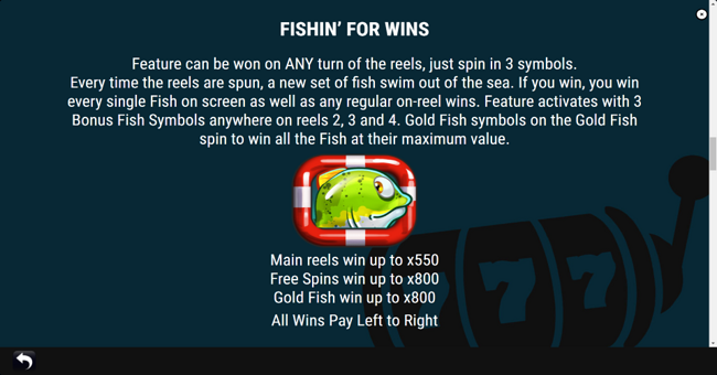fishin for wins megaways paytable 4 paytable