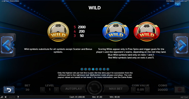 football champions cup paytable 1 paytable