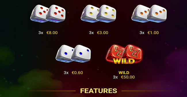 fortune dice paytable 2 paytable