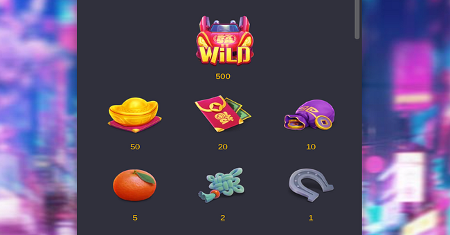 fortune horse paytable paytable