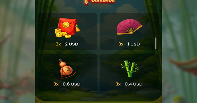 fortune tao panda paytable 2 paytable