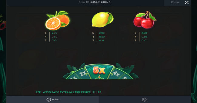 foxy hot 20 paytable 2 paytable