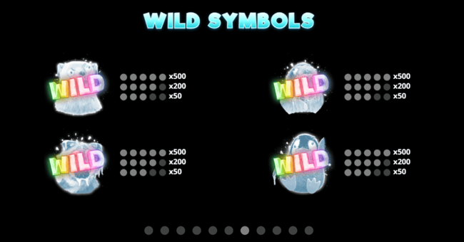 frozen fortunes paytable 3 paytable