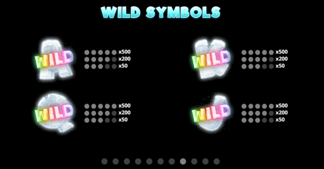 frozen fortunes paytable 4 paytable