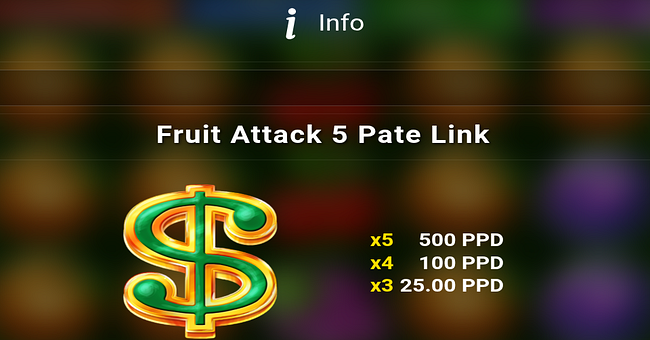 fruit attack 5 paytable 1 paytable