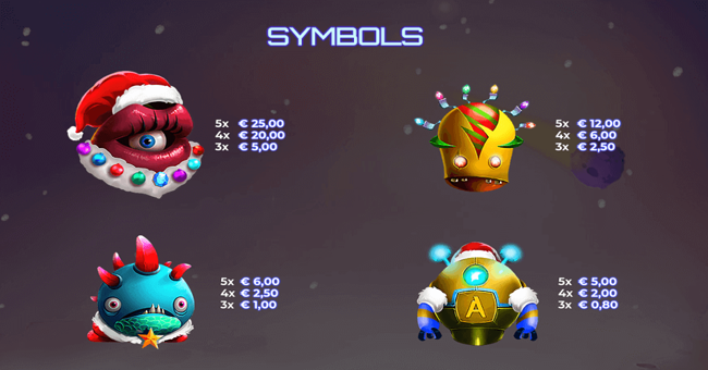 galacnica xmas paytable paytable