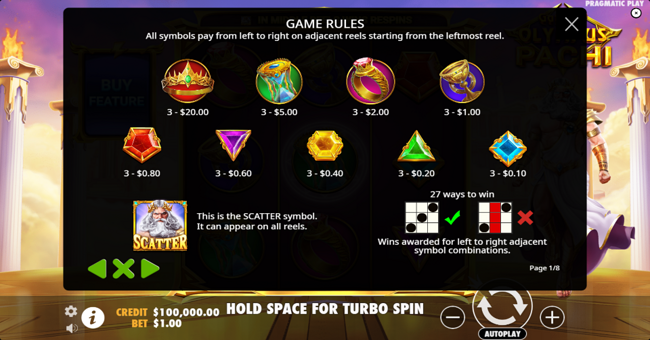 gates of olympus pachi paytable paytable