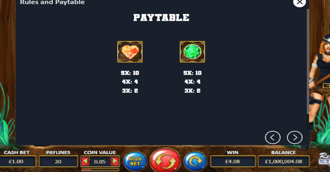 gem miner paytable 3 paytable