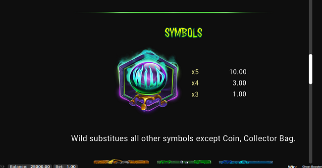 ghost booster go guaranteed paytable 1 paytable