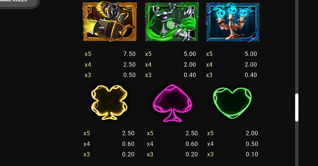 ghost booster go guaranteed paytable 2 paytable
