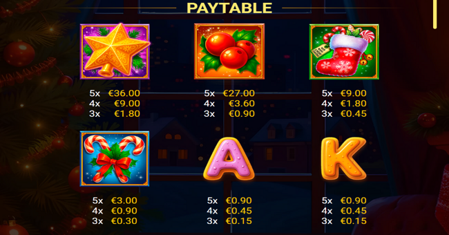 gift mania paytable 1 paytable