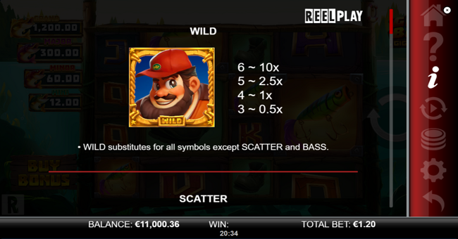 giga bass gigablox paytable 1 paytable