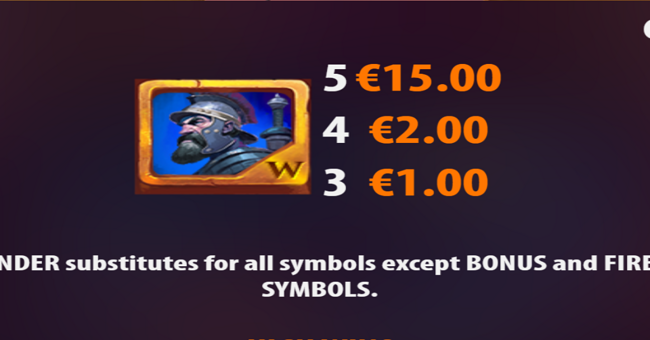 gloria invicta paytable 3 paytable