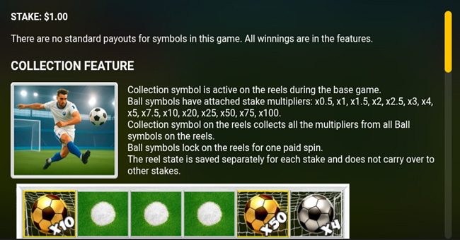 goal multiplier paytable 1 paytable