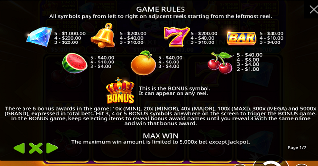 gold casino brasil jackpot paytable paytable