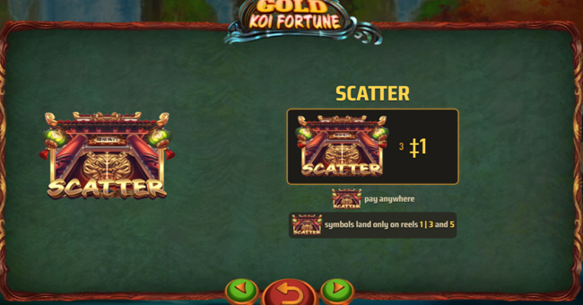 gold koi fortune paytable 1 paytable