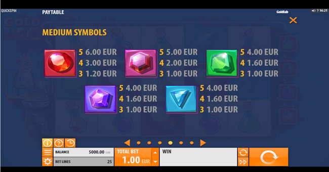 gold lab paytable 1 paytable