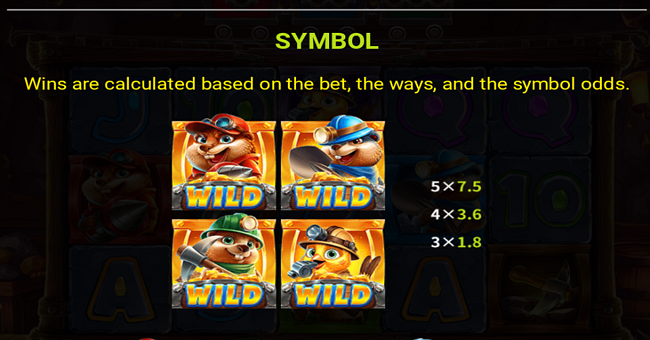 gold rush trio paytable 1 paytable
