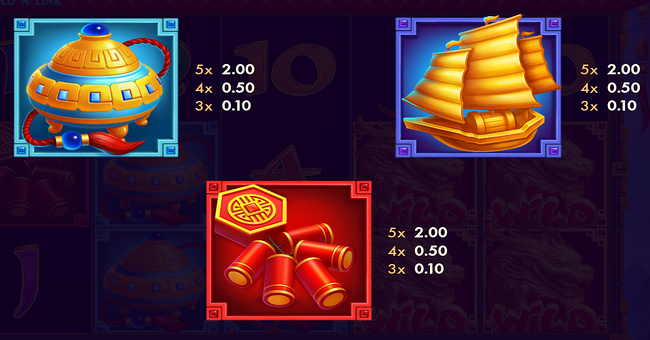 golden dragon hold n link paytable 2 paytable