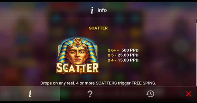 golden fate paytable 1 paytable