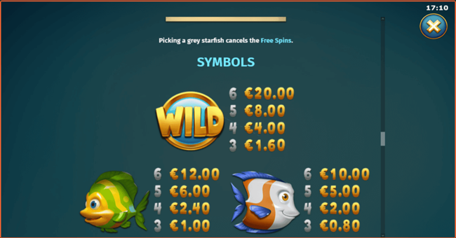 golden fish tank 2 gigablox 1 paytable