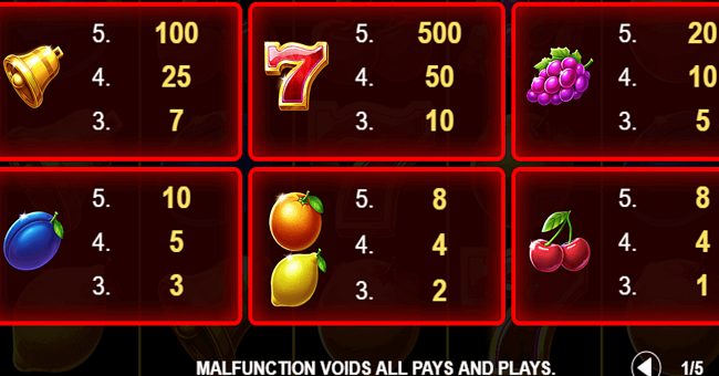 golden joker 243 paytable paytable