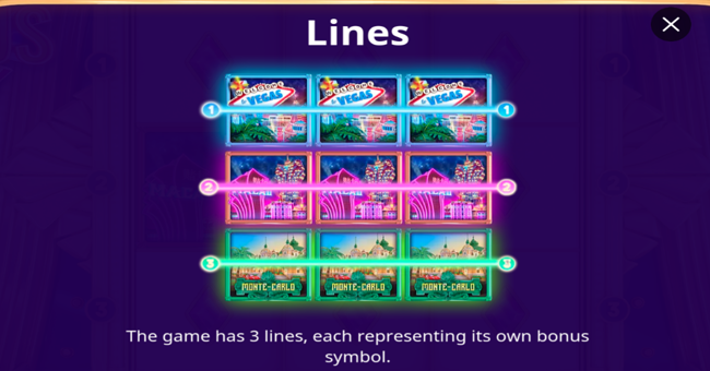 golden rock bonus only paytable 3 paytable