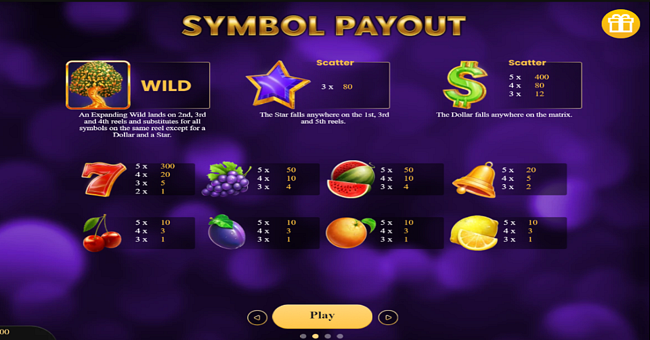 golden tree 40 paytable paytable
