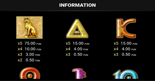 grace of cleopatra buy bonus paytable 3 paytable