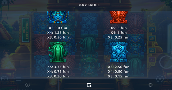 grand totem paytable 3 paytable