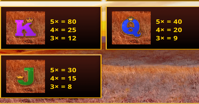 great golden buffalo paytable 3 paytable