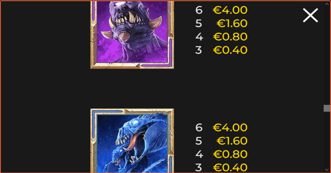 hades gigablox 2 paytable