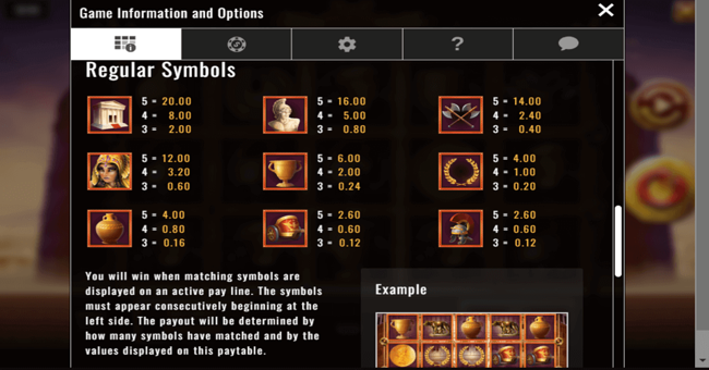 hail caesar paytable paytable