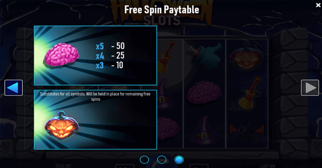 halloween slots paytable3 paytable