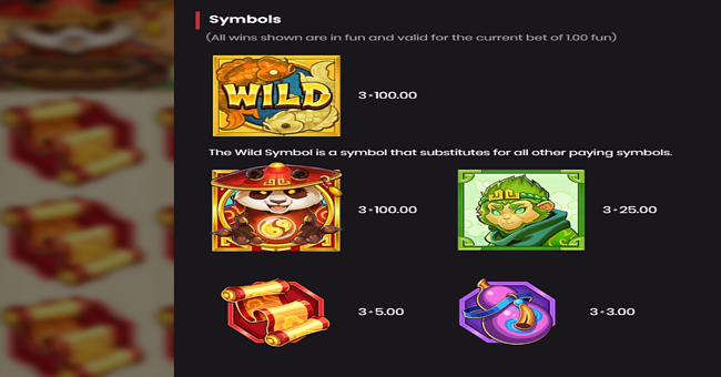 happy bamboo paytable 1 paytable