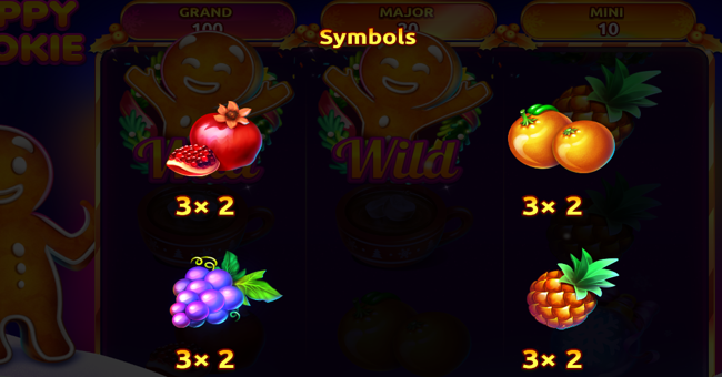 happy cookie paytable2 paytable