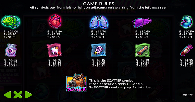 harvest moon grave profits paytable paytable
