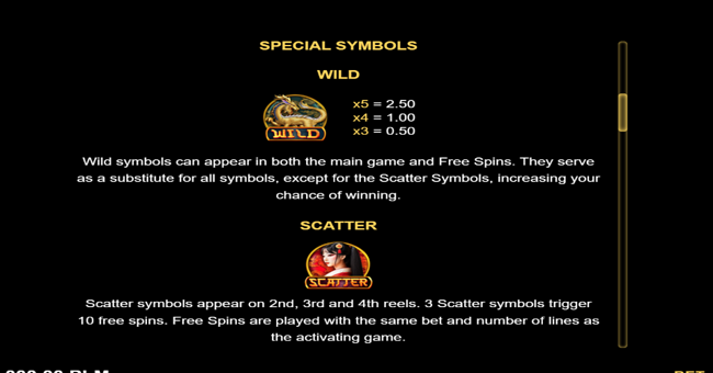 hidden treasures paytable 2 paytable