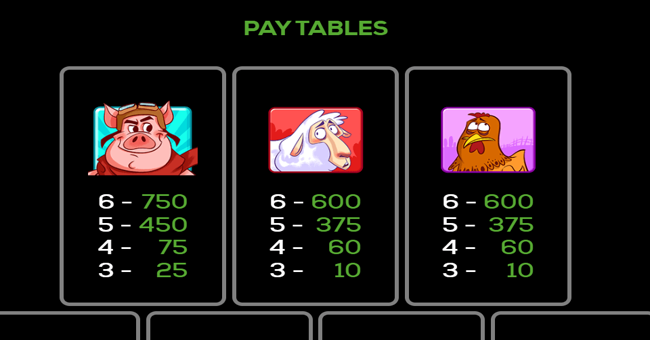 high 5 games when pigs fly paytable 1 paytable
