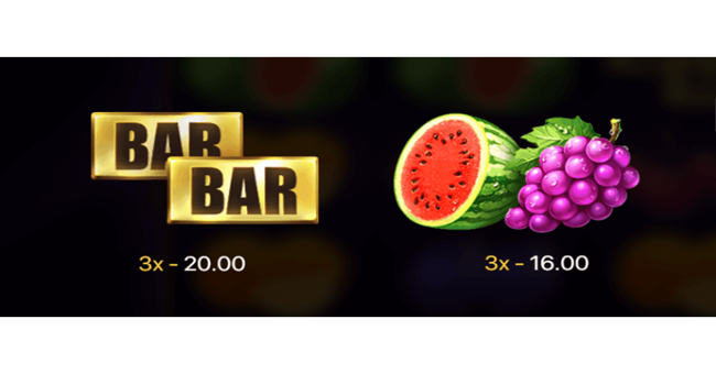 hot coins hold and win paytable 2 paytable