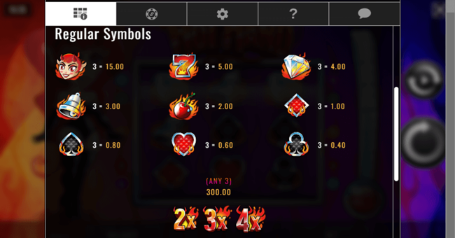 hot hand paytable paytable