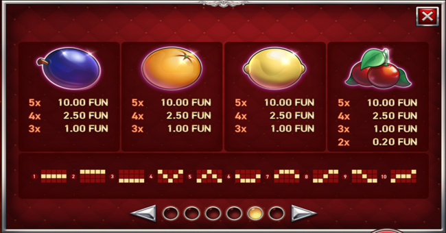 hot slot 777 platinum crown paytable 2 paytable