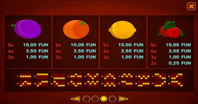 hot slot 777 stars extremely light paytable 2 paytable